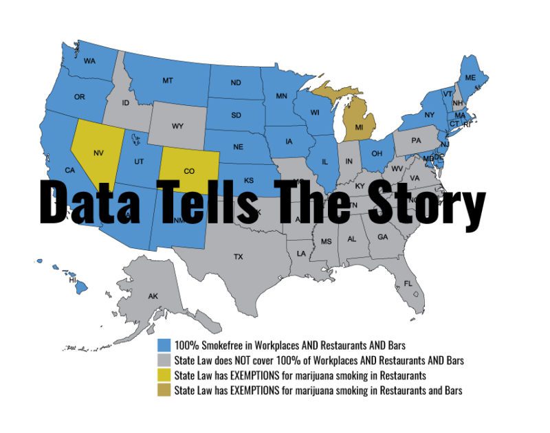 Smokefree Lists And Maps January American Nonsmokers Rights