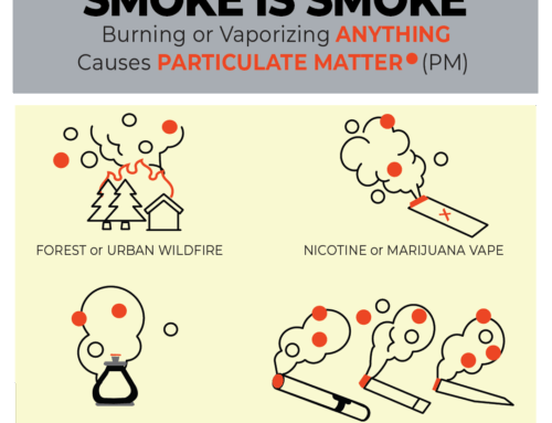 Burning or Vaporizing Anything Causes Particulate Matter (PM 2.5)