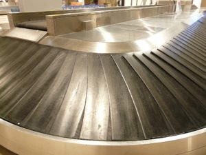 photo of airport baggage carousel