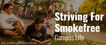 College students striving for a smokefree campus