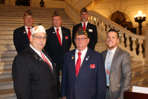 Representatives of the Pennsylvania VFW at the State Capitol
