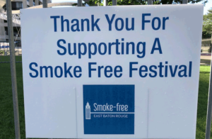 Smokefree East Baton Rouge Blues Festival Banner