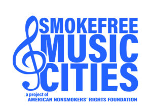 Smokefree Music Cities logo