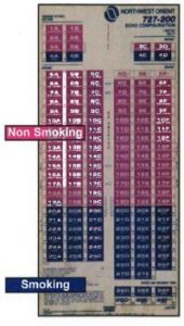 airlines nonsmoking rows