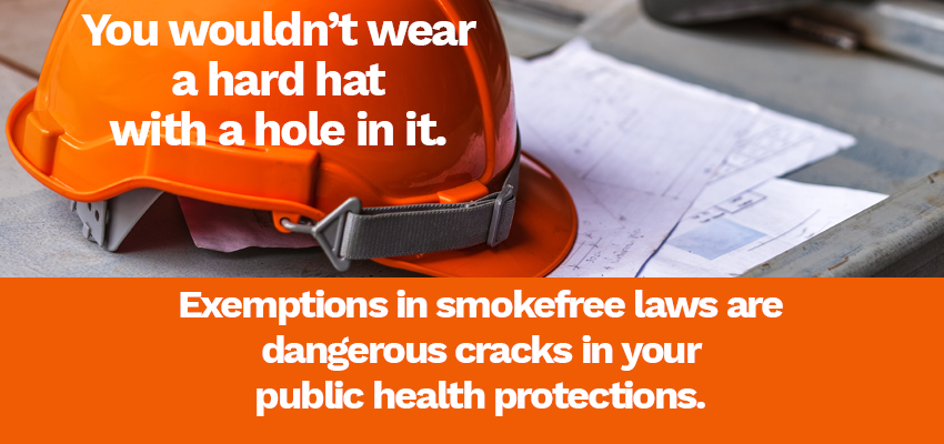 You wouldn’t wear a hard hat with a hole in it.