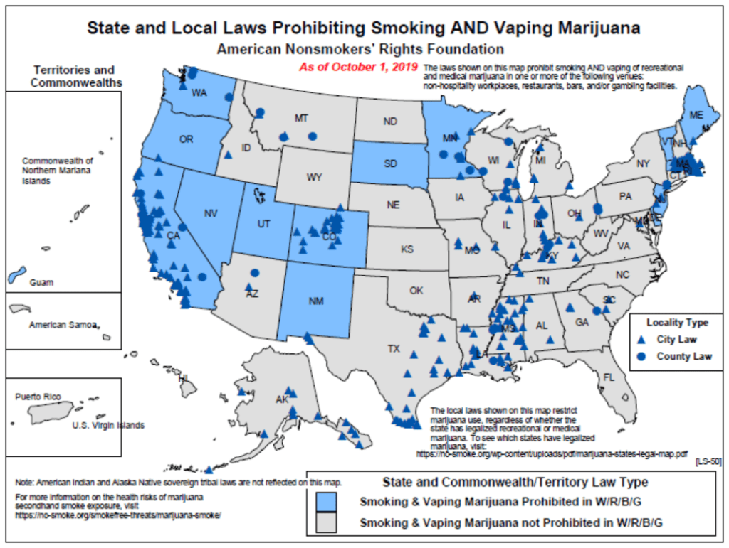 Protecting Nonsmokers From Secondhand Marijuana Smoke American Nonsmokers Rights Foundation No Smoke Org