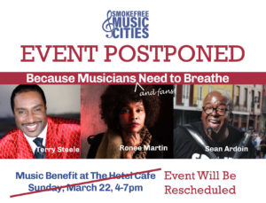 March 22nd Event Postponed