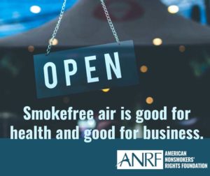 Smokefree Air is Good for Health And Good for Business