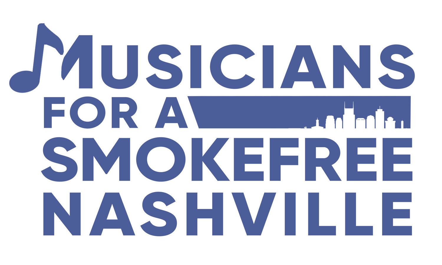 Musicians for a Smokefree Nashville logo