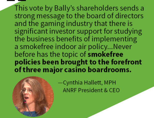 More Than 3 Million Votes Cast By Bally’s Shareholders to Study Impact of Allowing Indoor Smoking 