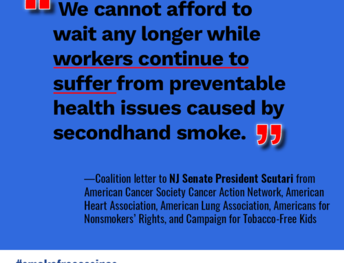 Senate President Scutari Urged to Hold Vote on Bill to Close Casino Smoking Loophole After Nearly 20 Years