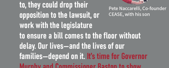 Casino workers are calling on the legislature and Governor Murphy to act immediately to close the casino smoking loophole.