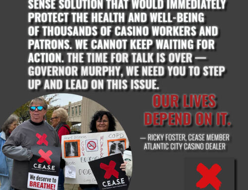 Casino Workers Urge Governor Murphy and Lawmakers to Protect Workers’ Health During League of Municipalities Conference