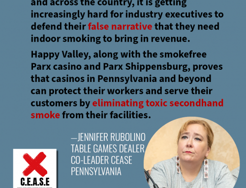Happy Valley Casino’s Strong Revenue Shows Smokefree Air is Good for Business