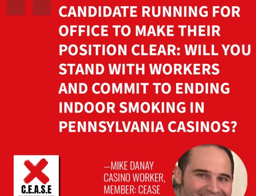 Ahead of PA General Election, Casino Workers Ask State Legislature Candidates Where They Stand On Smokefree Casinos