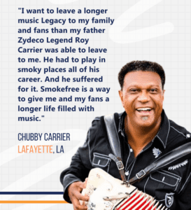 Chubby Carrier Zydeco Smokefree Louisiana