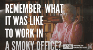 remember what it was like to work in a smoky office?